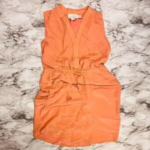 Cynthia Rowley | Dress Sleeveless Waist Tie | Orange | Women's | 2